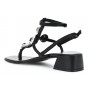 Cafe Noir SANDALO INFRADITO IN PELLE CON PIETRE EMOTIVO A T - C1XB3337