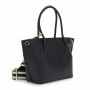 Cafe Noir TOTE IN MATERIALE CON GRANA, TRACOLLA REMOVIBILE IN NASTRO E CHARM IN METALLO - C3YE0807