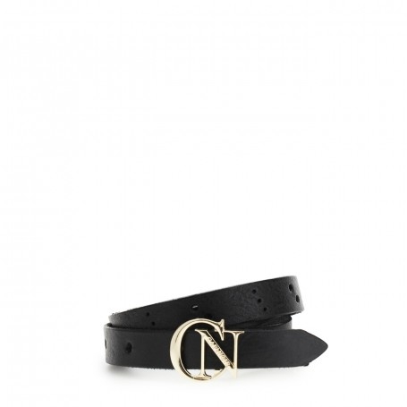 Cafe Noir CINTURA IN PELLE CON TRAFORO CON FIBBIACN IN METALLO - C4CM0804
