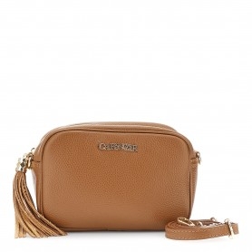 Cafe Noir CAMERA BAG IN PELLE MARTELLATA, TRACOLLA CON MOSCHETTONI E NAPPINA - C3XH0031