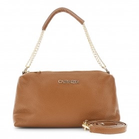 Cafe Noir CAMERA BAG IN PELLE CON MANICO IN CATENA CON SPALLACCIO, TRACOLLINA REMOVIBILE - C3XH0032