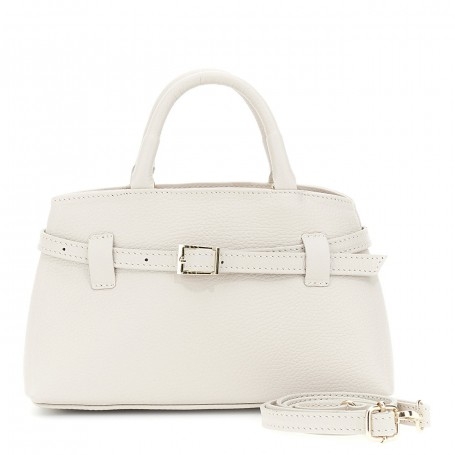 Cafe Noir BORSA A MANO IN PELLE CON CINTURINO E FIBBIA SUL DAVANTI, LOGO EMBOSSED. - C3XH0033