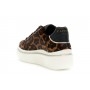 Cafe Noir SNEAKERS ALLACCIATA IN  PELLE EFFETTO CAVALLINO - C1DS1010