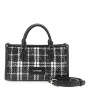Cafe Noir MINI BAG IN TESSUTO SCOZZESE CON APPLICAZIONE DI PAILLETTES - C3NP0928