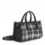 Cafe Noir MINI BAG IN TESSUTO SCOZZESE CON APPLICAZIONE DI PAILLETTES - C3NP0928
