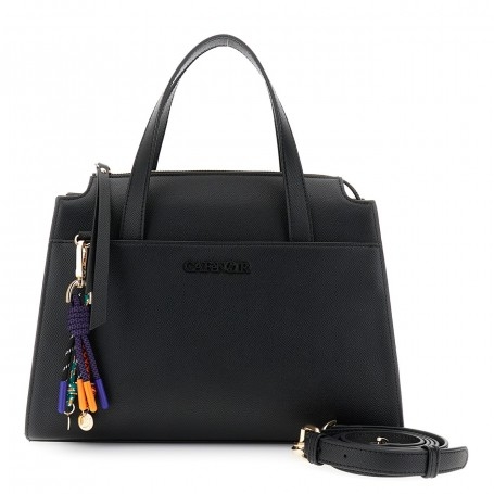 Cafe Noir BAULETTO IN SINTETICO EFFETTO PELLE SAFFIANO CON CHARMS MULTICOLOR - C3WA0901