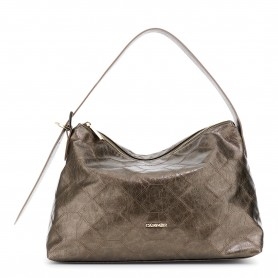 Cafe Noir SACCA IN SINTETICO EFFETTO PELLE METALLIZZATO CON RICAMO GEOMETRICO. - C3WB0907