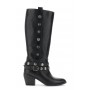 Cafe Noir STIVALE IN PELLE CON BOTTONI ORNAMENTALI - C1MA1002