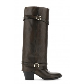 Cafe Noir STIVALE IN PELLE CON GHETTA E FIBBIE - C1MA1004