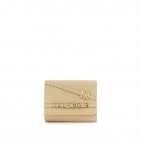 Cafe Noir PORTAFOGLIO IN SINTETICO EFFETTO PELLE CON PATTINA, LETTERING E FIBBIA - C4AC0916