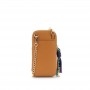 Cafe Noir PORTACELLULARE IN SINTETICO EFFETTO SAFFIANO CON LOGO E CHARMS MULTICOLOR - C4AW0919