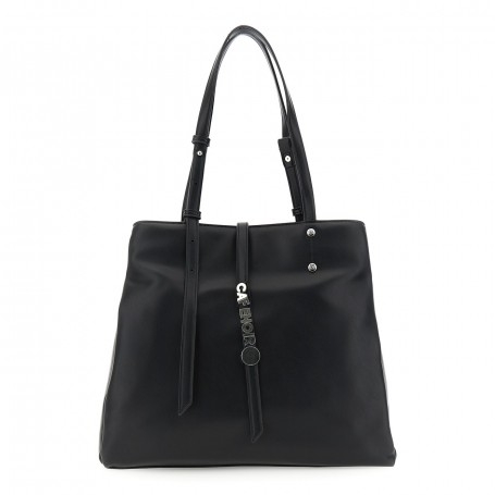 Cafe Noir SHOPPING CON MANICI REGOLABILI E DETTAGLIO CON LETTERING IN METALLO - C3YB0704