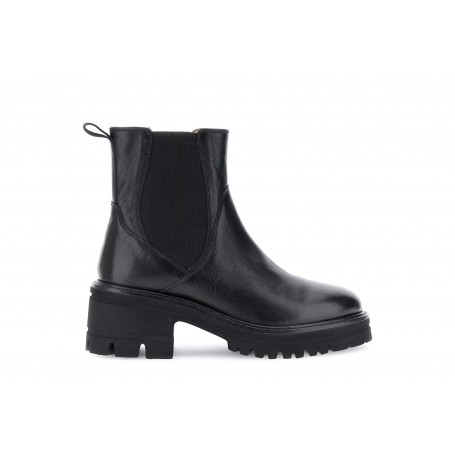 Cafe Noir TRONCHETTO IN PELLE CON ELASTICO E VASCHETTA - C1GA1022
