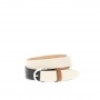 Cafe Noir CINTURA PATCHWORK IN PELLE A 3 COLORI - C4CM0904