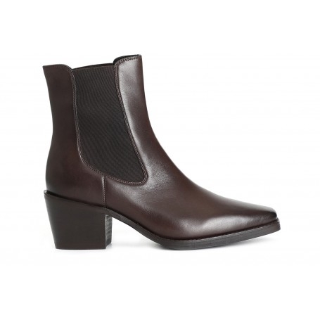 Cafe Noir TRONCHETTO IN PELLE CON ELASTICO - C1HB1002
