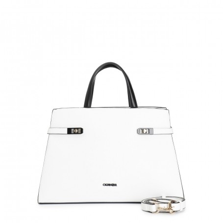 Cafe Noir BORSA A MANO CON CHIUSURE IN METALLO  VERNICIATE E MANICI  CONTRASTO, TRACOLLA R - C3WF0813