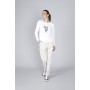 Cafe Noir TSHIRT MANICA LUNGA STAMPA FOREVER - C7JT0247