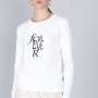 Cafe Noir TSHIRT MANICA LUNGA STAMPA FOREVER - C7JT0247
