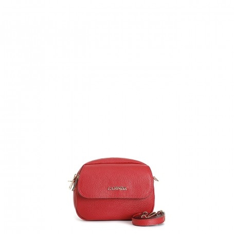 Cafe Noir CAMERA BAG IN PELLE CON PATTINA - C3XE0111