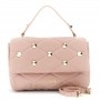Cafe Noir BORSA MEDIA CON PATTINA TRAPUNTATA CON BORCHIE ESAGONALI - C3BA0502