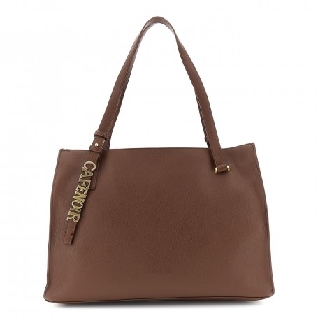 Cafe Noir BORSA MORBIDA SFODERATA IN MATERIALE SINTETICO EFFETTO PELLE CON LETTERING - C3NS0943