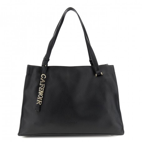 Cafe Noir BORSA MORBIDA SFODERATA IN MATERIALE SINTETICO EFFETTO PELLE CON LETTERING - C3NS0943