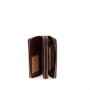 Cafe Noir PORTAFOGLIO IN SINTETICO EFFETTO SAFFIANO DOPPIA ZIP CON LETTERING - C4AB0901