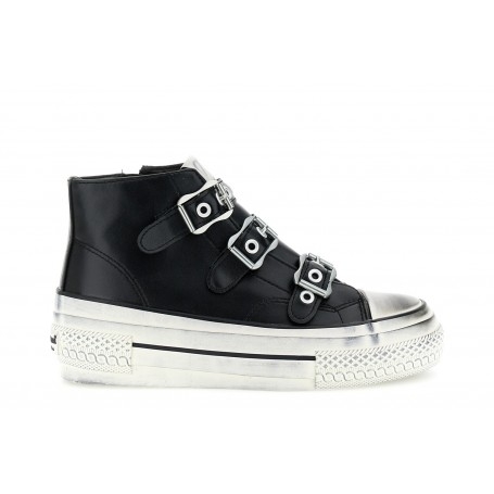 Cafe Noir SNEAKERS MID 3 FIBBIE IN SIMILPELLE - C1DM9012
