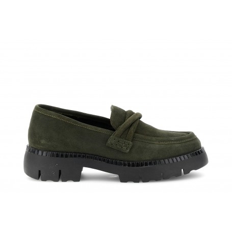 Cafe Noir MOCASSINO IN PELLE SCAMOSCIATA CON MIGNON - C1EB6062