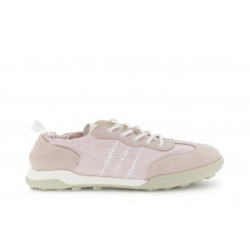 Cafe Noir SNEAKERS ALLACCIATA IN NYLON E PELLE SCAMOSCIATA - C1DG9613