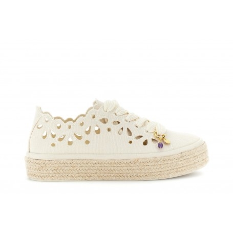 Cafe Noir SNEAKERS IN TESSUTO CON RICAMO - C1DM9060