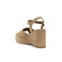 Cafe Noir SANDALO GILDA IN PELLE SCAMOSCIATA SU ZEPPA CON BORCHIE E CABOCHON - C1GA6919