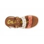 Cafe Noir SANDALO 3 FASCE IN NAPPA CON OCCHIELLI E INFILATURA - C1GD4003
