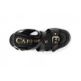 Cafe Noir SANDALO IN PELLE INCROCIO FIBBIA SU ZEPPA - C1GE1023