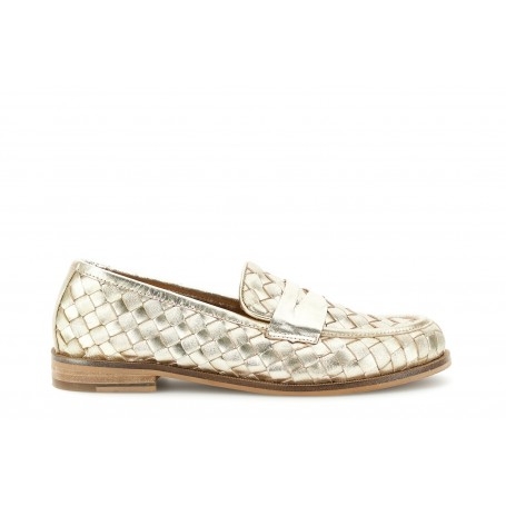 Cafe Noir MOCASSINO IN PELLE INTRECCIATA - C1XL2201