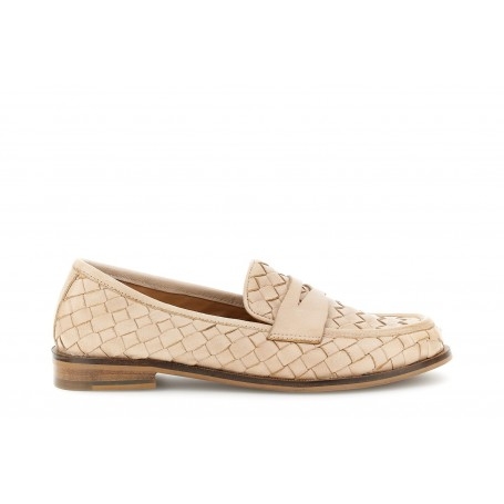 Cafe Noir MOCASSINO IN PELLE INTRECCIATA - C1XL2201