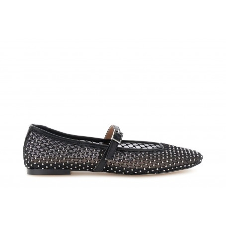 Cafe Noir BALLERINA CON RETINA E MULTISTRASS - C1XV9955