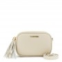 Cafe Noir CAMERA BAG IN PELLE MARTELLATA, TRACOLLA CON MOSCHETTONI E NAPPINA - C3XH0040