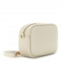 Cafe Noir CAMERA BAG IN PELLE MARTELLATA, TRACOLLA CON MOSCHETTONI E NAPPINA - C3XH0040