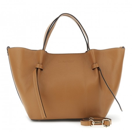 Cafe Noir TOTE IN PELLE MARTELLATA SFODERATA CON POCHETTE INTERNA E TRACOLLA REMOVIBILE - C3XH0046