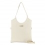 Cafe Noir SHOPPING PIATTA A SPALLA IN PELLE MARTELLATA E TRACOLLA REMOVIBILE - C3XH0049