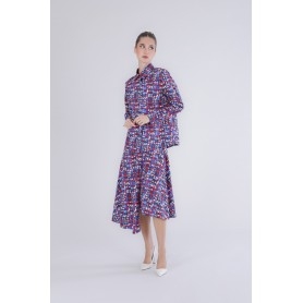 Cafe Noir CAMICIA IN POPELINE STAMPATO - C7JC0238