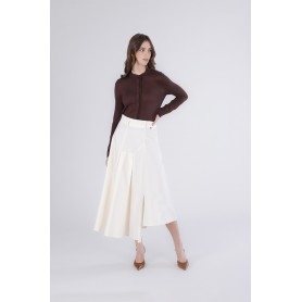 Cafe Noir GONNA ASIMMETRICA IN TELA PARACADUTE - C7JO0081