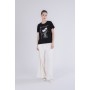 Cafe Noir T SHIRT CON APPLICAZIONI DI FIORI - C7JT0292