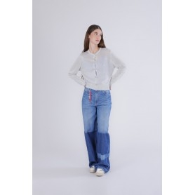 Cafe Noir CARDIGAN FILATO LUREX E BOTTONI GIOIELLO - C7JM0359