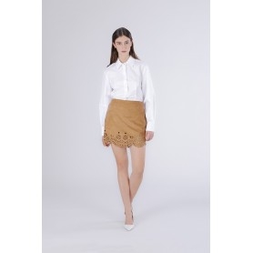 Cafe Noir GONNA IN ECOSUEDE CON ORLO LASERATO - C7JO0073