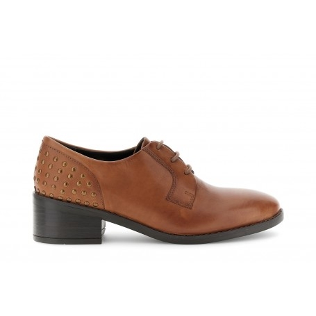 Cafe Noir SCARPA ALLACCIATA IN PELLE CON BORCHIE - C1ED1003
