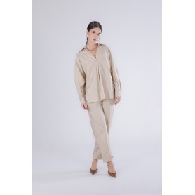 Cafe Noir CAMICIA OVER  CON PIEGA DAVANTI - C7JC0227