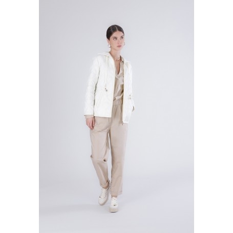 Cafe Noir PIUMINO  AVVITATO TRAPUNTA A ROMBI - C7JN0130