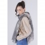 Cafe Noir SCIARPA CON LUREX STAMPATA - C4JU0158